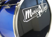 Load image into Gallery viewer, 3 Piece Kids Drum Set with Throne, Cymbal &amp; Pedal - Blue Musical Starter Kit