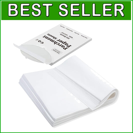 16x24 Inches Unbleached Parchment Paper – 500 Count Multi-Use Cooking Sheets