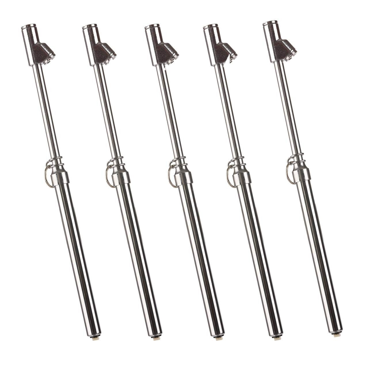 Precision Tire Pressure Gauge Set - Straight Head Chucks 10-150 PSI, 5 Units