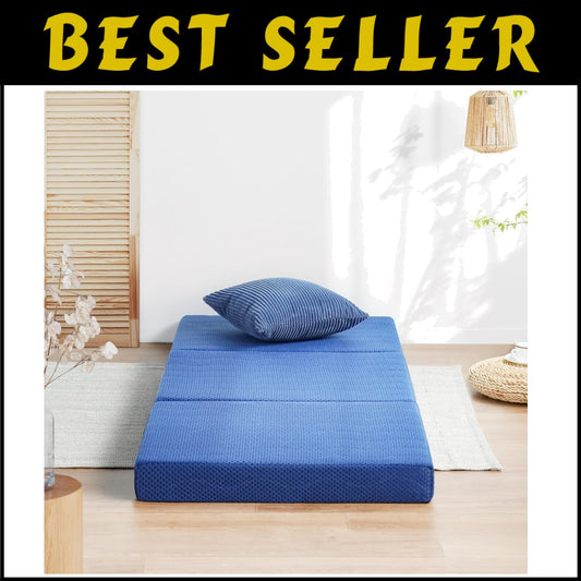 Versatile Tri-Fold Mattress and Guest Bed Solution - Cool Gel 4-Inch Comfort
