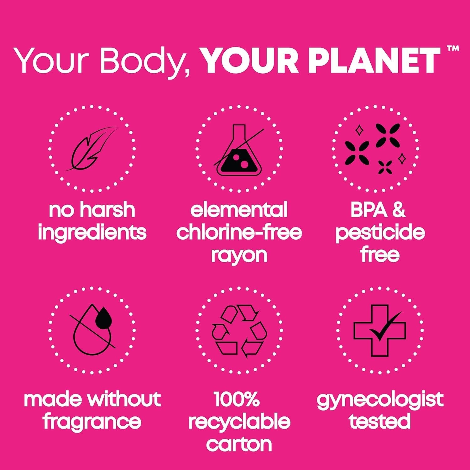 Click Compact Tampons - 180 Count Unscented, Super Absorbency, On-the-Go Comfort