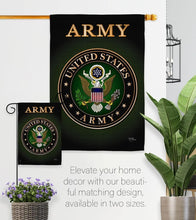 Load image into Gallery viewer, Elegant 28" x 40" Patriotic Veteran Garden Flag with Complete Mounting Kit