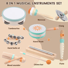 Load image into Gallery viewer, 8-in-1 Montessori Musical Instruments Toy for Toddlers 1-3 - Safe &amp; Engaging