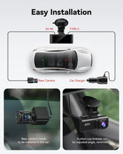 Load image into Gallery viewer, Advanced Dual Dash Cam with Parking Monitor - 24H Security &amp; G-Sensor Alert