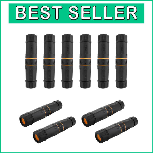 10 Pack of Waterproof 10 Gbps RJ45 Couplers - Perfect for Outdoor Ethernet Needs