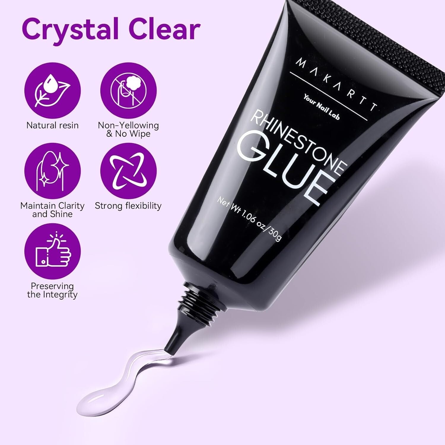 12PCS Strong Gel Adhesive for Nail Art – Safe, Mess-Free, Professional Quality