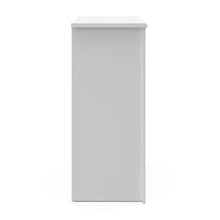 Load image into Gallery viewer, Durable White 4 Drawer Dresser for Kids - Safety Tested Nursery Storage Solution