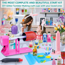 Load image into Gallery viewer, 32-Piece Epoxy Tumbler Art Kit with Low Noise Mixer and Cup Drying Racks