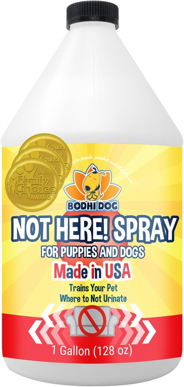 Housebreaking Made Easy - Not Here! 128oz Spray for Pet Training & Behavior