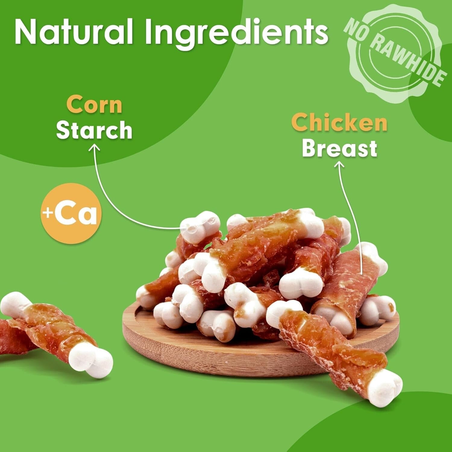 Delicious Calcium Bones for Small Breeds - 28 Count Rawhide-Free Dog Chews