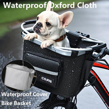 Load image into Gallery viewer, Lightweight and Durable Detachable Bike Basket with Side Pockets for Easy Access