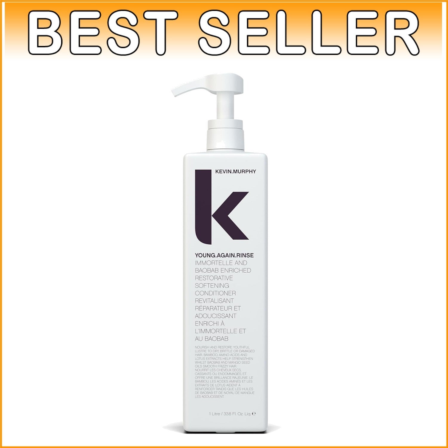 33.6 Fl Oz KEVIN MURPHY Conditioner with Immortelle & Baobab - Gluten-Free Care
