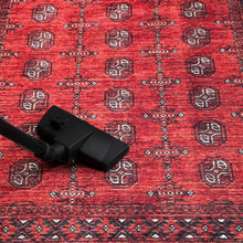 Load image into Gallery viewer, 5' x 7' Geometric Area Rug - Easy Care, Non-Slip, Ideal for Busy Living Spaces