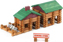 Load image into Gallery viewer, Natural Wood 170-Piece Building Logs - Inspiring Imagination in Little Builders