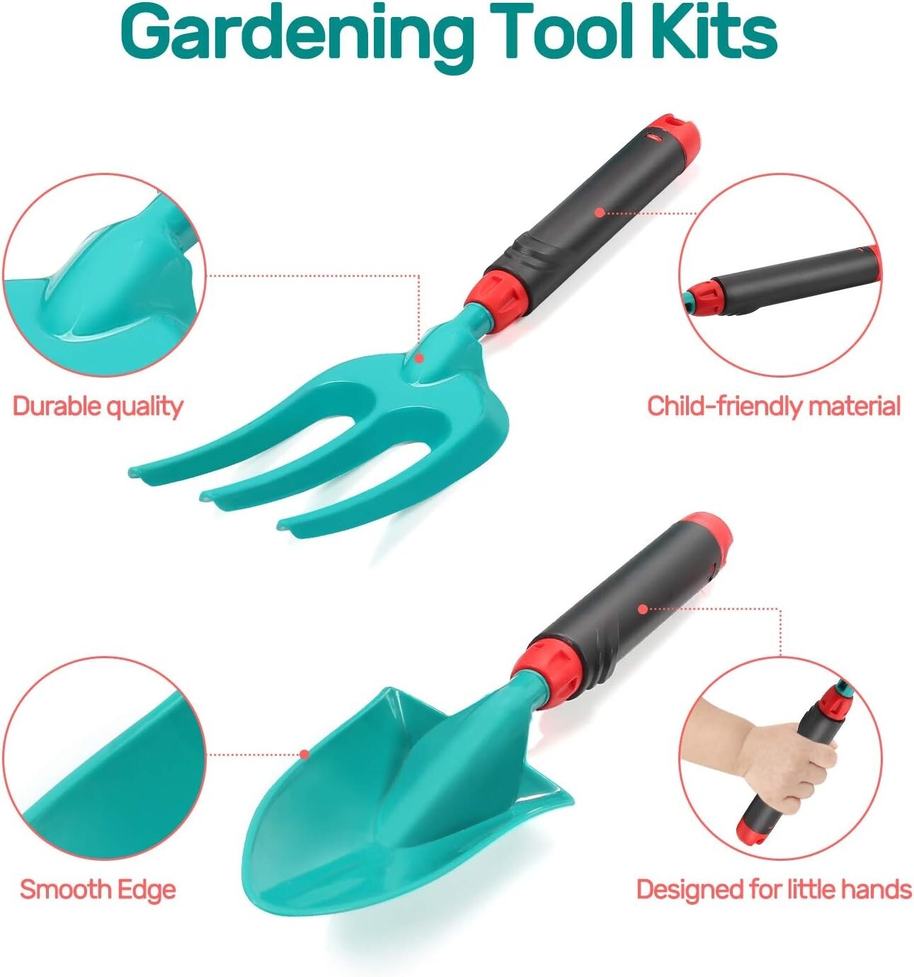 Child-Sized Gardening Tool Set for Outdoor Fun - Includes Wheelbarrow & Gloves