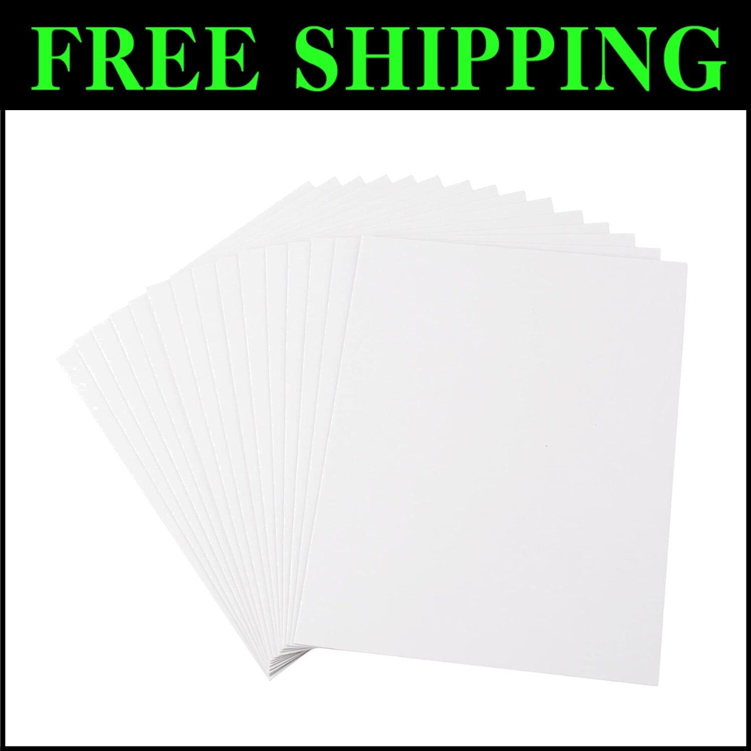 50 Lightweight 11x14 Backing Boards - Ideal for Artists & Crafters' Projects