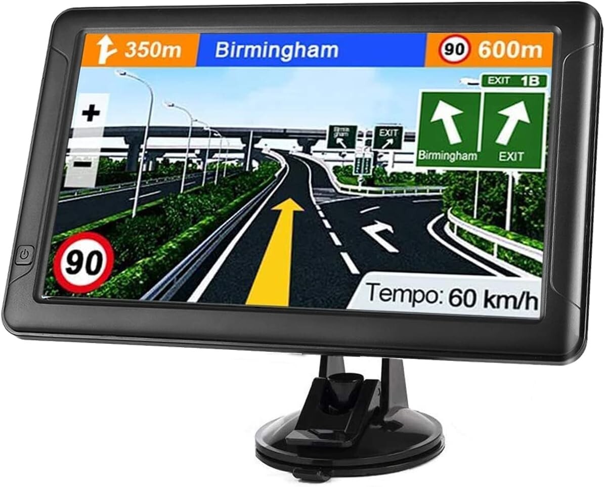 2025 Edition GPS Navigation with Lane Guidance for Cars, Trucks & RVs - 9 Inches