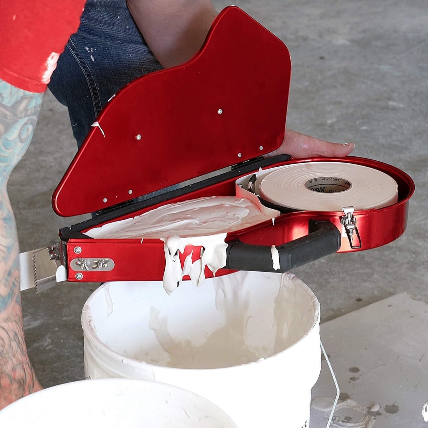 Durable & Easy-To-Maintain Drywall Banjo | 5.19 lbs Aluminum Professional Tool