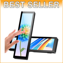 Load image into Gallery viewer, Multi-Function Touchscreen Monitor - 8.8" IPS Display for Gaming &amp; Monitoring