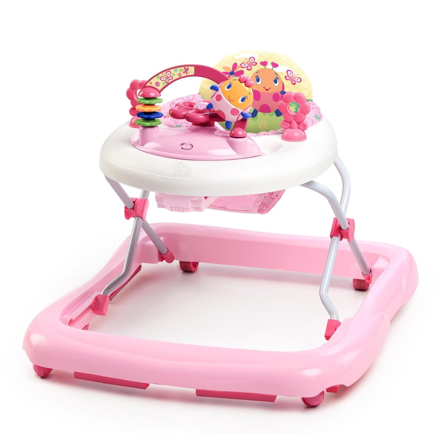 JuneBerry Walk-A-Bout Baby Walker with Lights, Sounds, & Storage-Friendly Design