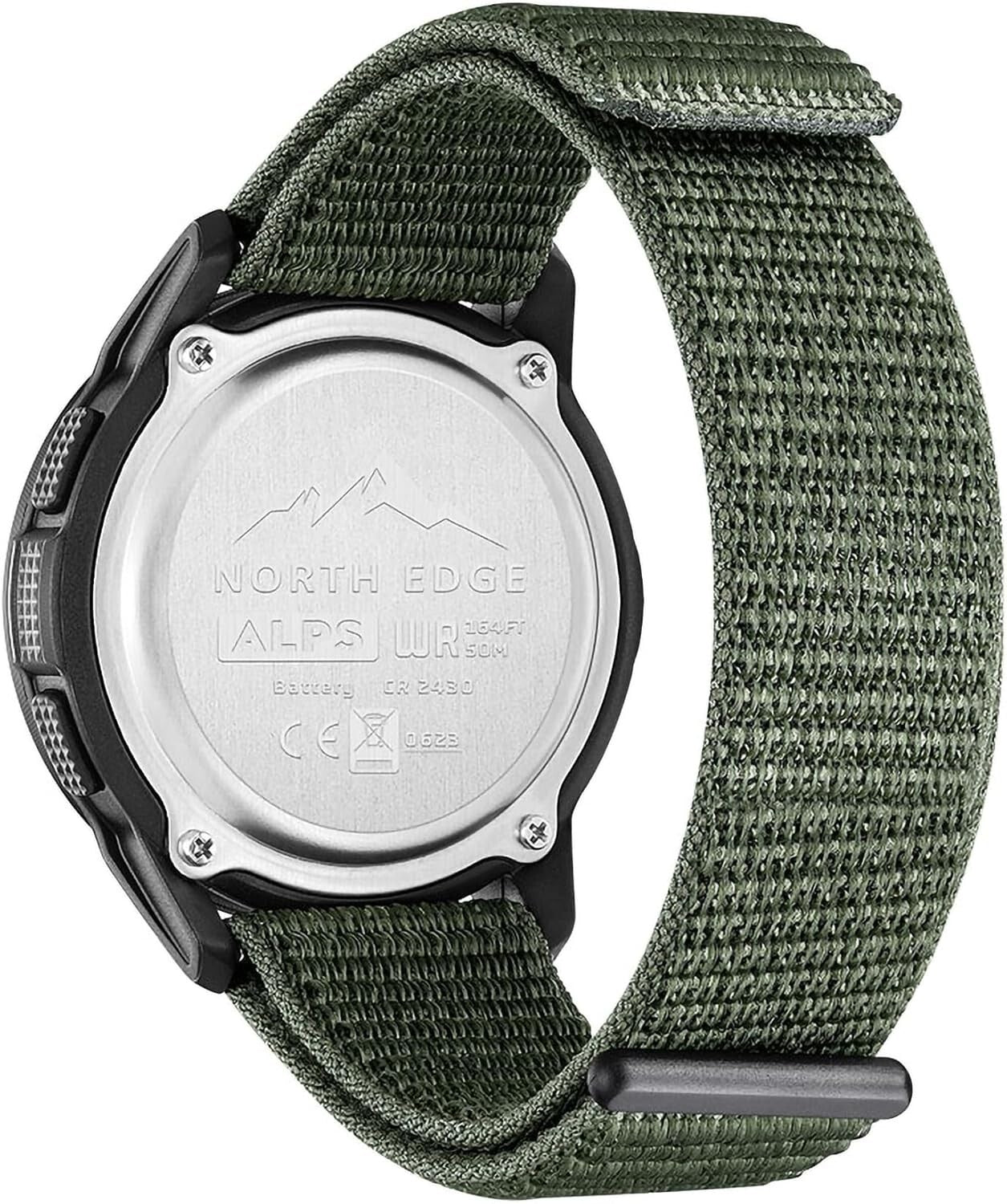 Adjustable Nylon Tactical Watch for Men - Waterproof & Stylish Digital Design