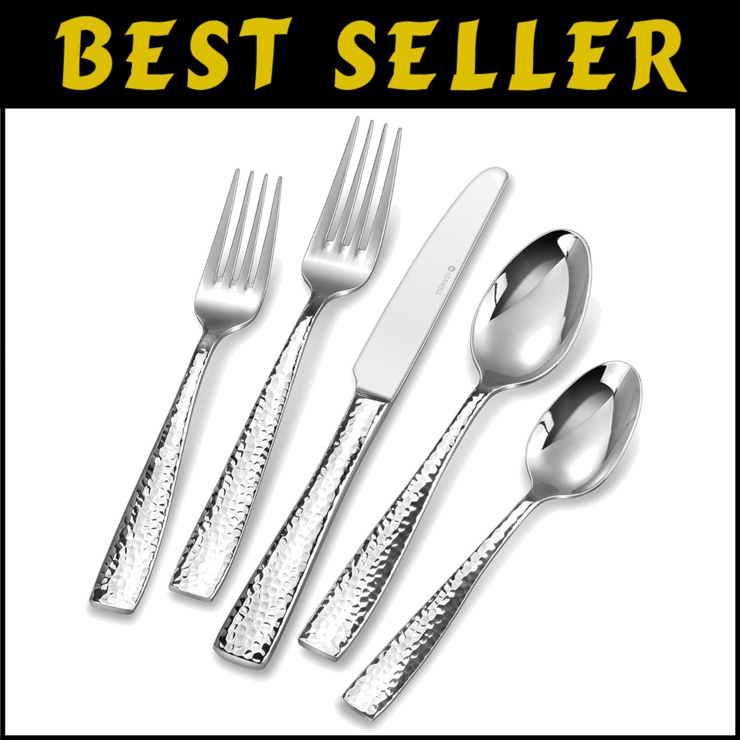 Elegant 65-Piece Premium Stainless Steel Flatware Set - Comfort & Durability