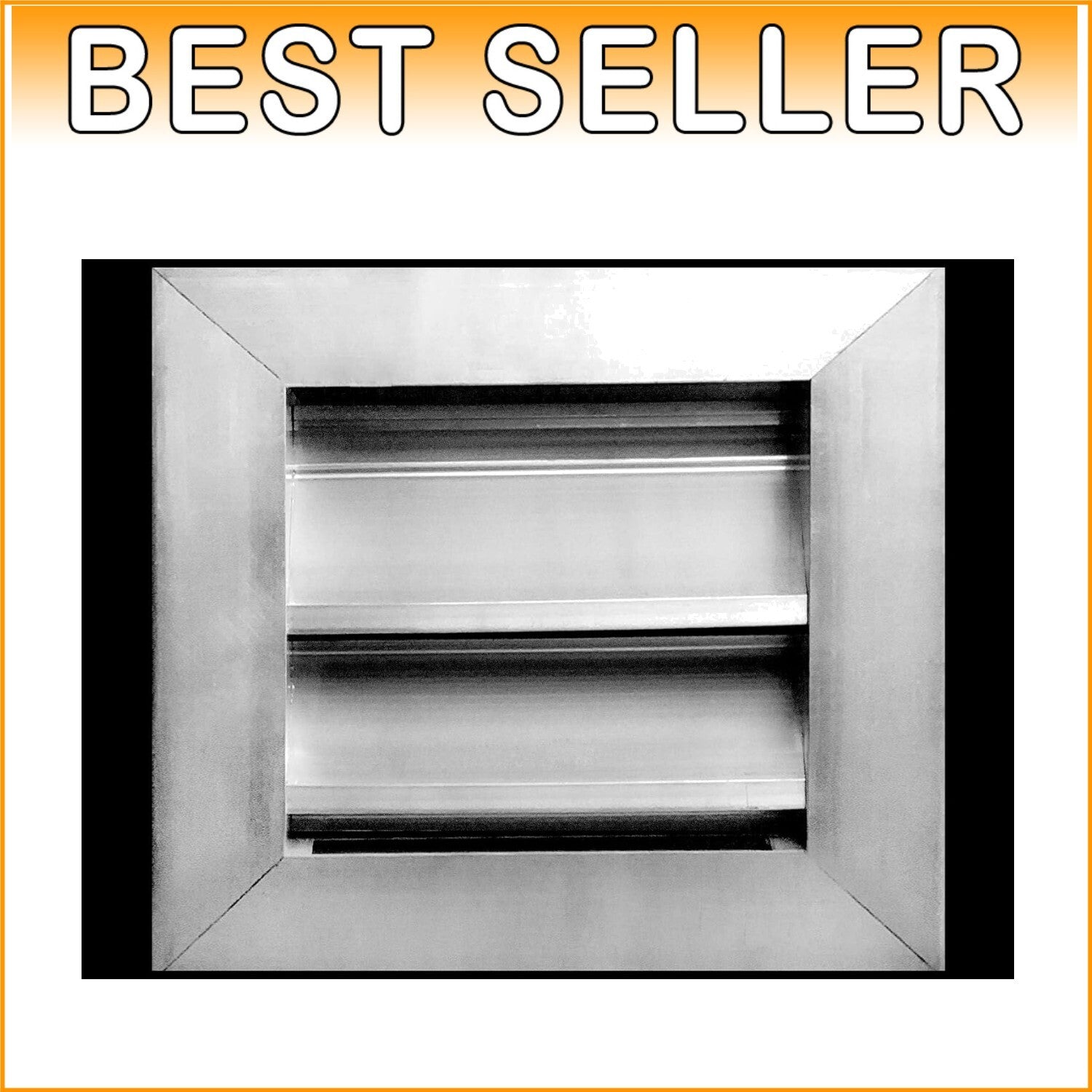 Elegant 6" x 6" Aluminum External Gable Louver Vent - Weather & Pest Resistant