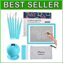 Load image into Gallery viewer, Premium A4 Light Board with Weeding Tools &amp; Scrap Collector for Easy Crafting