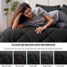 Load image into Gallery viewer, Complete 7-Piece California King Bedding Set - Soft, Lightweight, and Stylish