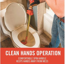 Load image into Gallery viewer, Heavy-Duty 6' Hybrid Toilet Auger with Alloy Steel Handle – Clog Remover