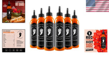 Load image into Gallery viewer, Versatile Red Habanero Hot Sauce: 6 oz Bottles, Ideal for Savory &amp; Sweet Meals