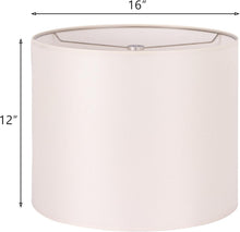 Load image into Gallery viewer, Stylish 16"x16"x12" Linen Lampshade for Table and Floor Lamps - Modern Design