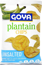 Load image into Gallery viewer, Goya Unsalted Plantain Chips - 5 oz Pack of 12 - Crunchy &amp; Gluten-Free Snacks