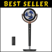 Load image into Gallery viewer, TurboPoly 40" Pedestal Fan: Remote Controlled with 8 Speeds for Ultimate Comfort