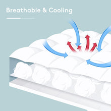 Load image into Gallery viewer, Machine Washable Extra Thick Twin Mattress Pad - Ideal for Pain Relief &amp; Comfort