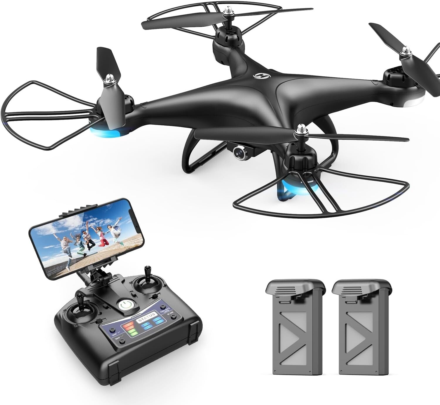 HS110D 1080P FPV Drone with 120° Camera & Voice Control - Perfect for Beginners