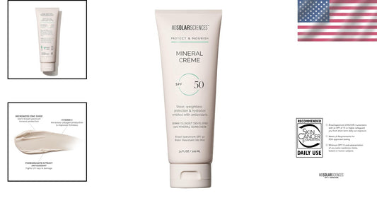 Broad-Spectrum Mineral Sunscreen SPF 50 for Face & Body - 80 Min Water-Resistant