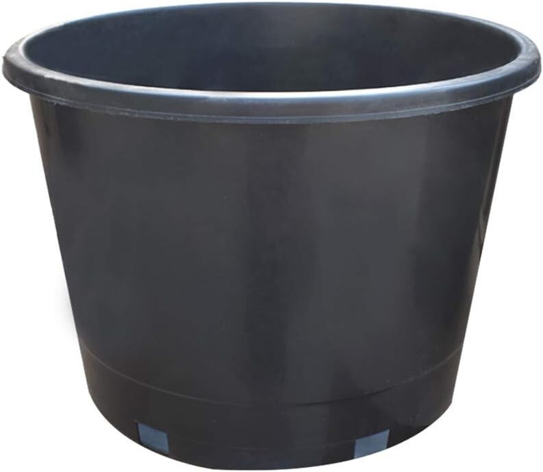 15 Gal HDPE Nursery Pots with Drainage Holes - Ideal for Hydroponics & Soil