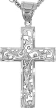 Load image into Gallery viewer, Elegant 24k Gold Crucifix Necklace with Lifetime Replacement Guarantee