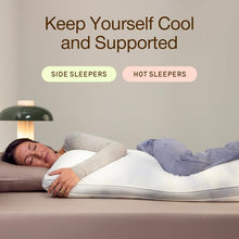 Load image into Gallery viewer, Full Body Support Pillow 18x52 for Pregnancy &amp; Side Sleepers - Cool+ Adjustable