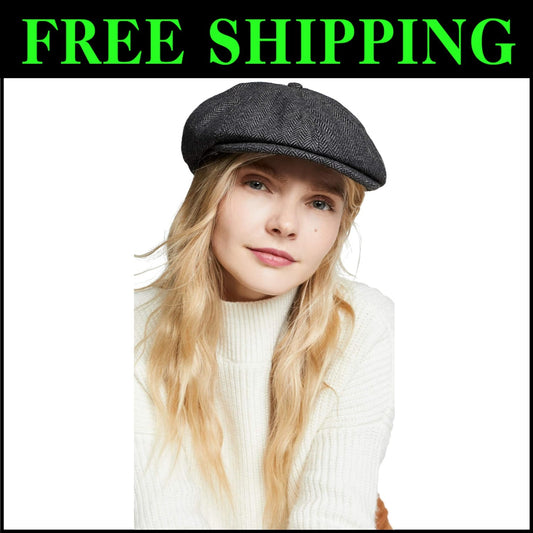 Fenway Driver Cap: Classic Newsboy Style with Short Bill for Modern Wear