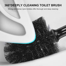 Load image into Gallery viewer, Strong-Suction Toilet Plunger &amp; Dense Brush Set for Effortless Bathroom Cleaning