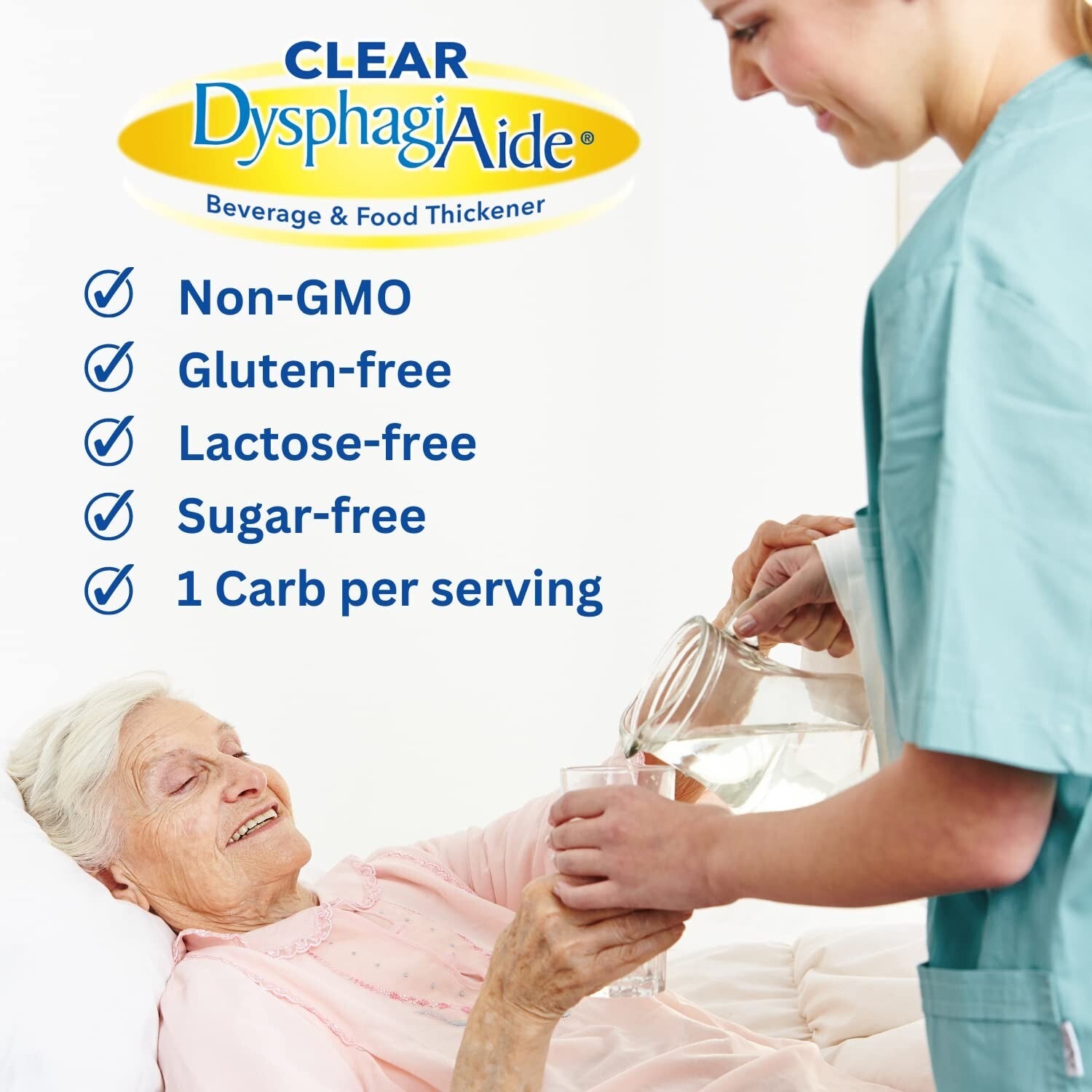 Multi-Purpose Liquid Thickener - Fast Acting, 1000 Servings for All Beverages