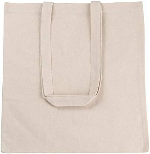 50 Lightweight Natural Cotton Tote Bags - Eco-Friendly, Durable, and Stylish