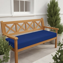 Load image into Gallery viewer, Stylish Waterproof Patio Bench Cushion with Memory Foam - Secure Ties, 42x18
