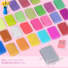 Load image into Gallery viewer, 72 Color Polymer Clay Kit - Non-Stick Modeling Clay with 19 Tools &amp; Storage Box