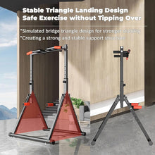 Load image into Gallery viewer, Multifunction Adjustable Pull Up Bar and Dip Station for Home &amp; Outdoor Training