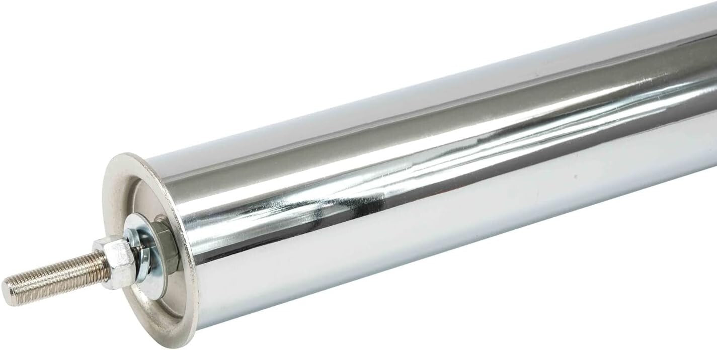 2 Pack 40" Chrome Pogo Stick with Clamp for Air & Electric Line Management