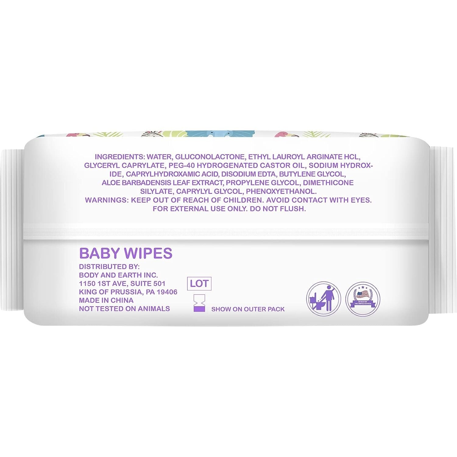 Gentle & Cruelty-Free Baby Wipes - Eight Packs of Unscented 640 Count Total