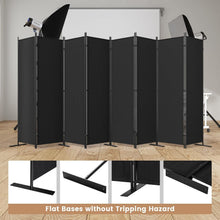 Load image into Gallery viewer, Portable 8-Panel Room Divider - Freestanding Privacy Solution, 160" W x 71" H